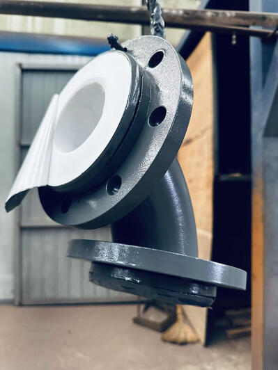Chemical-specific anti-corrosion elbow